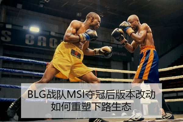 BLG战队MSI夺冠后版本改动如何重塑下路生态